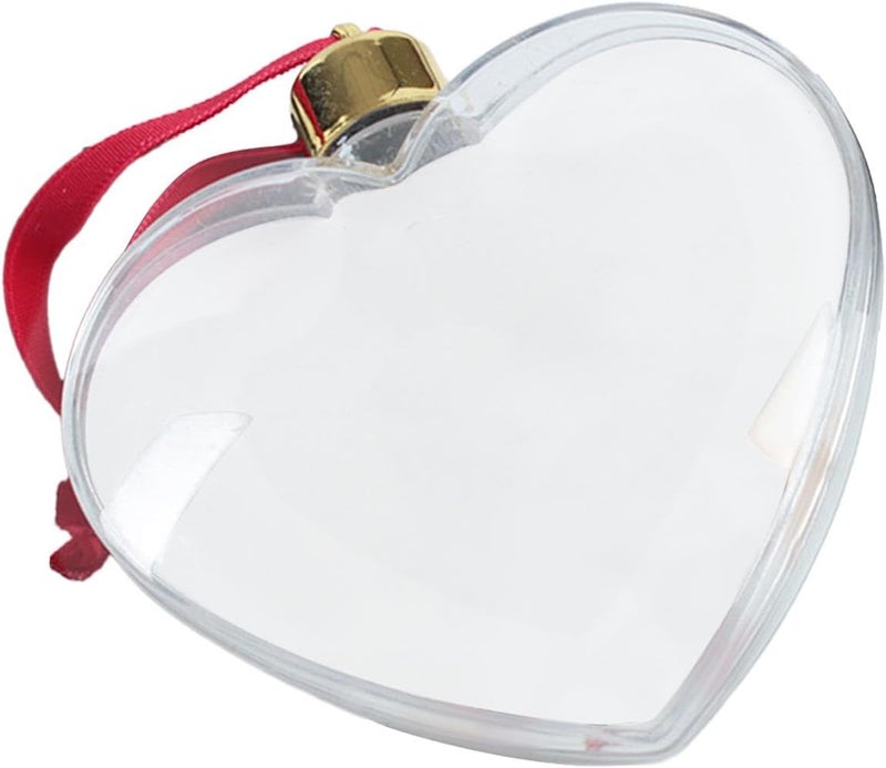 Clear Heart Shape Photo Frame Love Pendant for DIY Gifts Wall Party Supplies - Image 1
