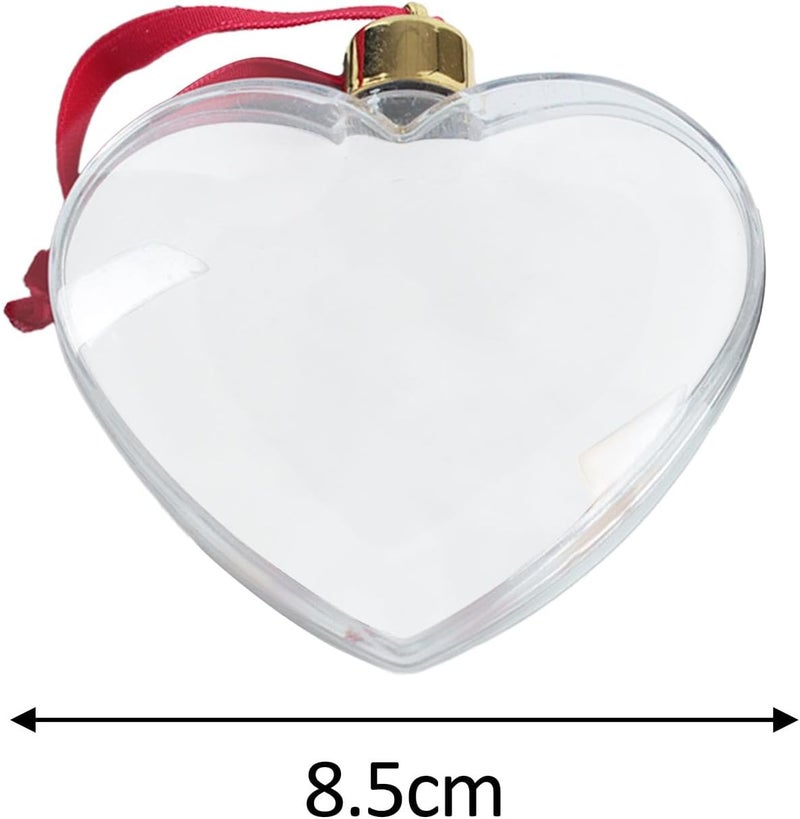 Clear Heart Shape Photo Frame Love Pendant for DIY Gifts Wall Party Supplies - Image 2