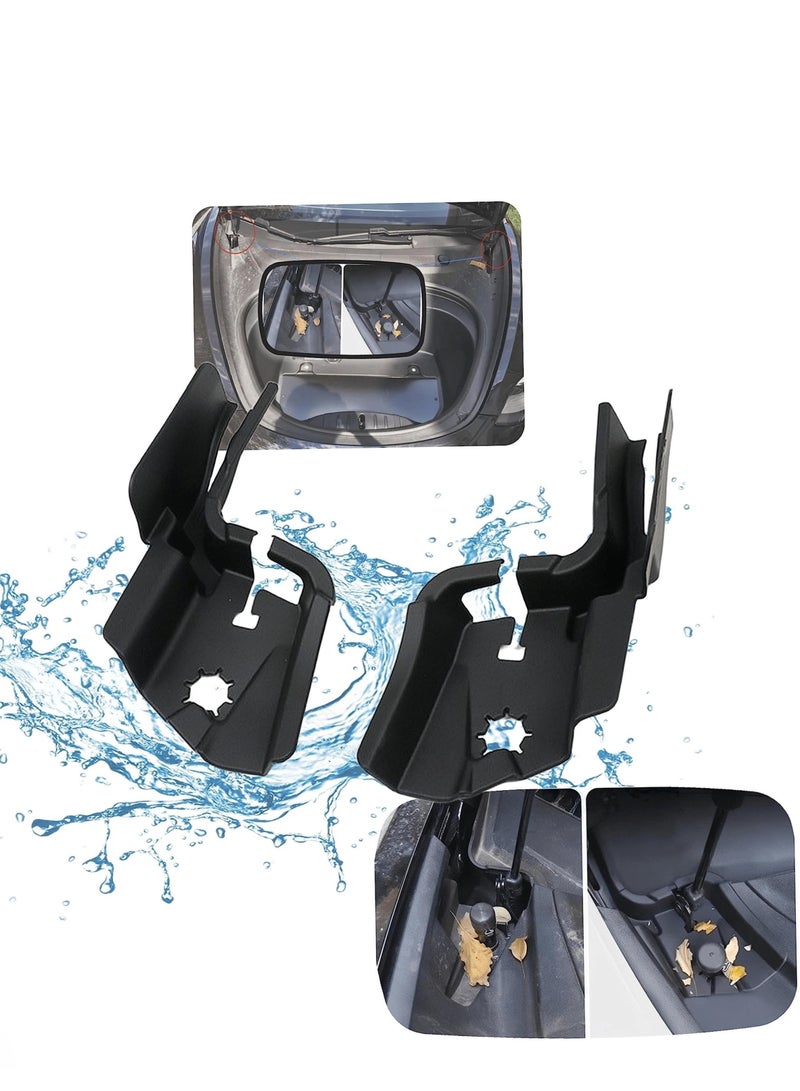 SYOSI 2 PCS Front Trunk Cabin Anti-Blocking Cover for Tesla Model 3, Preventer Cover for Front Spare Compartment, Premium TPE Material, Protective Cover Interior Modification Accessories - Image 1