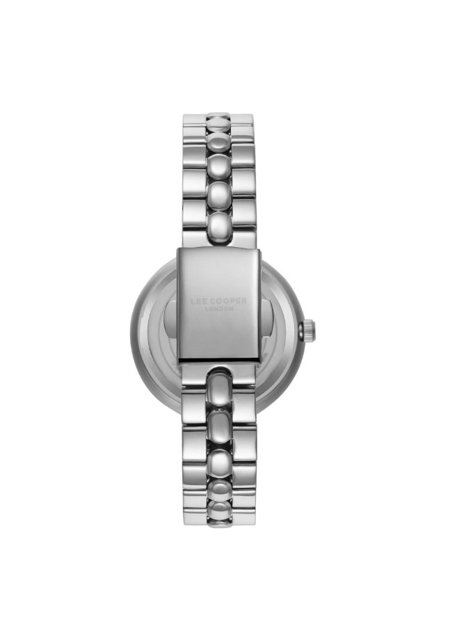 Lee Cooper Lee Cooper Women's Watch, Analog Display and Metal Strap - LC08057.390, Silver  - Image 4