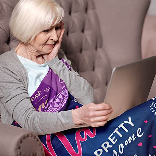 Gevuto Nana Gifts Blanket 50" X 60" - Birthday Gifts for Nana - Nana Gifts from Grandkids - Grandma Gifts for Mothers Day - Nana Birthday Gifts - Gigi Gifts for Grandma - Best Nana Ever Gifts - Image 3