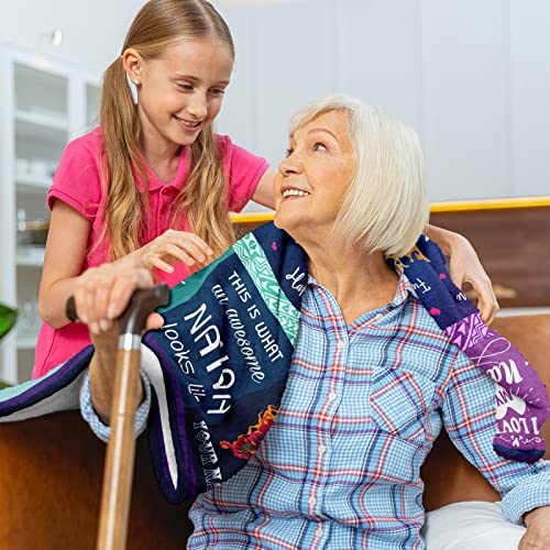 Gevuto Nana Gifts Blanket 50" X 60" - Birthday Gifts for Nana - Nana Gifts from Grandkids - Grandma Gifts for Mothers Day - Nana Birthday Gifts - Gigi Gifts for Grandma - Best Nana Ever Gifts - Image 2