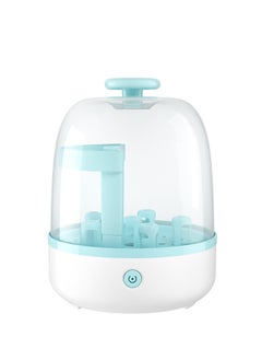 Double Layer Baby Bottle Steam Sterilizer with Automatic Power Off Control for Baby Bottles Pacifiers Breast Pumps Teething Toys Large Capacity and 99.99% Cleaned in 8 Mins 360 Degree High Temperatu
