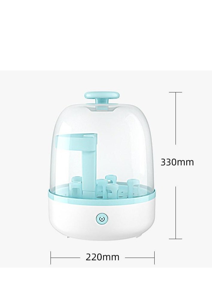 Generic - Double Layer Baby Bottle Steam Sterilizer with Automatic Power Off Control for Baby Bottles Pacifiers Breast Pumps Teething Toys Large Capacity and 99.99% Cleaned in 8 Mins 360 Degree High Temperatu - Image 1