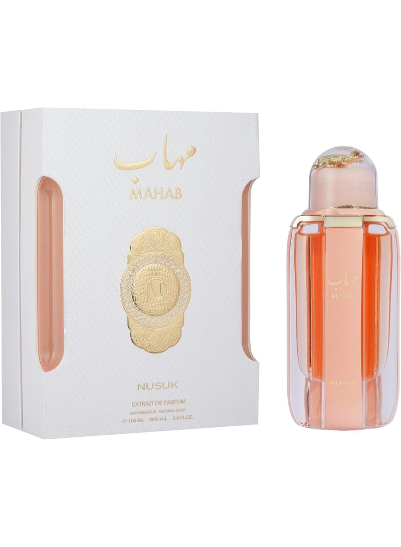 NUSUK Mahab Perfume for Men & Women -100ml | Long Lasting Eau De Parfum | Red Fruits & Musk Notes | Luxury Oriental Fragrance Gift - Image 1