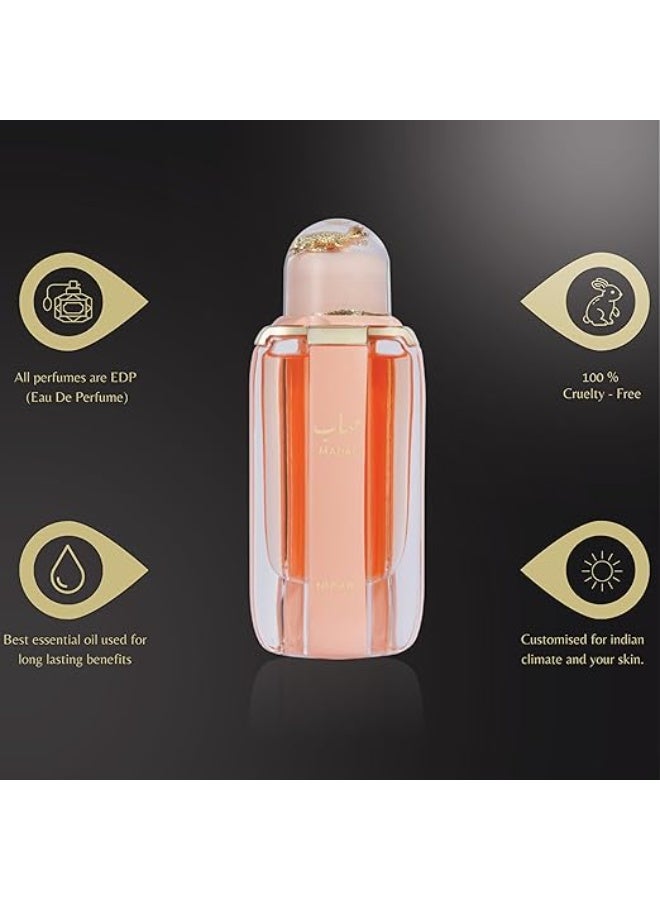 NUSUK Mahab Perfume for Men & Women -100ml | Long Lasting Eau De Parfum | Red Fruits & Musk Notes | Luxury Oriental Fragrance Gift - Image 3
