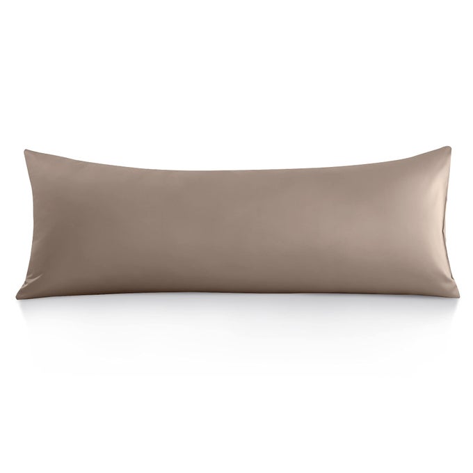 100 COTTON BODY PILLOWCASE 800 THREAD COUNT21X54 MOISTURE ABSORBENT AND BREATHABLE PREMIUM HOTEL BODY PILLOW COVER FOR ALL SEASONS CHAMPAGNE