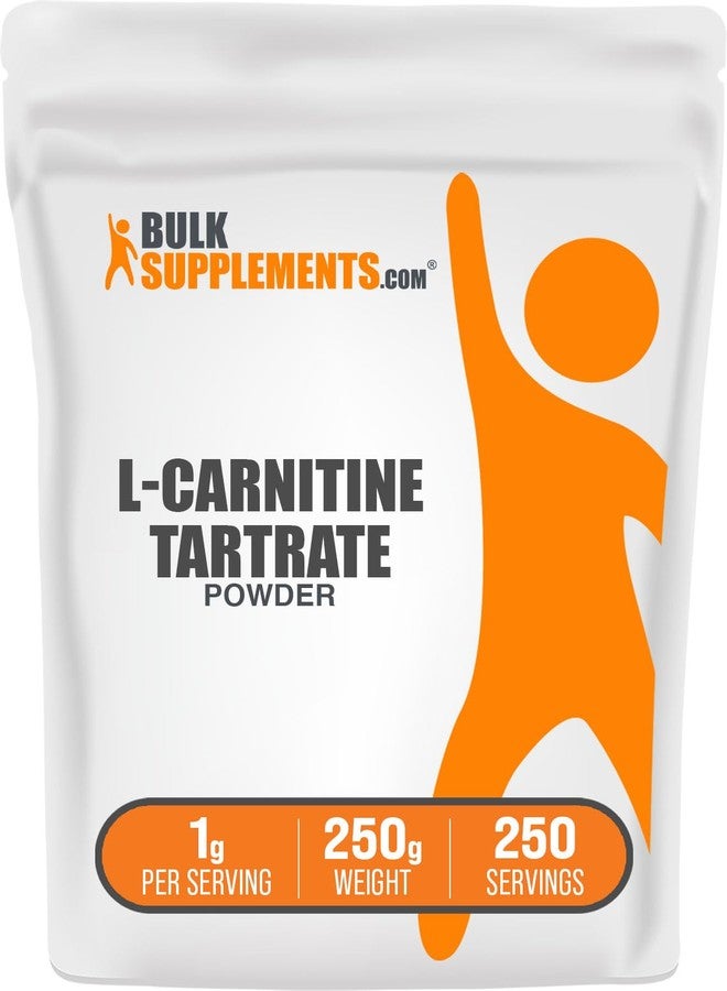 BulkSupplements.com L-Carnitine L-Tartrate Powder - Carnitine Supplement, L-Carnitine Tartrate, L Carnitine 1000mg - Amino Acids Supplement, Gluten Free, 1000mg per Serving, 250g (8.8 oz) - Image 1