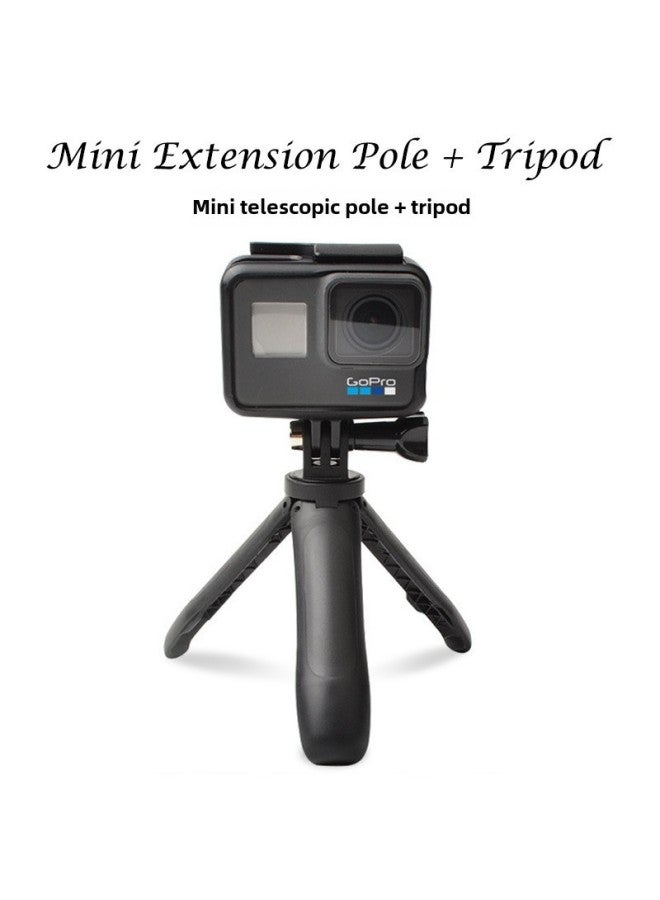 Gopro Accessories Extension Mini Pole Tripod Shorty Selfie Stick Desktop Mini Hero5/6/7 Bracket-Color:Black  - Image 2