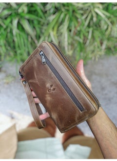 VISSO 454 Leather Zippered Hand-Carry Women's and Men's Handbag with Multi-Currency Compartments  - Image 3