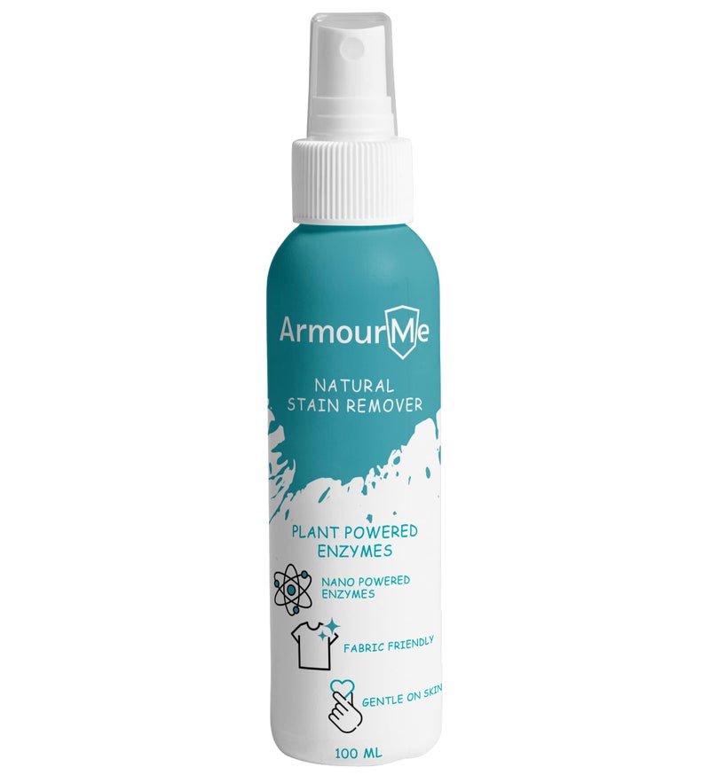 Armourme Stain Remover, Enzyme-Based Stain Remover For Clothes, New And Old Laundry, Spot Cleaner, Plant-Based, Natural Stain Remover Spray, Free And Clear. (100 Ml). - Image 3
