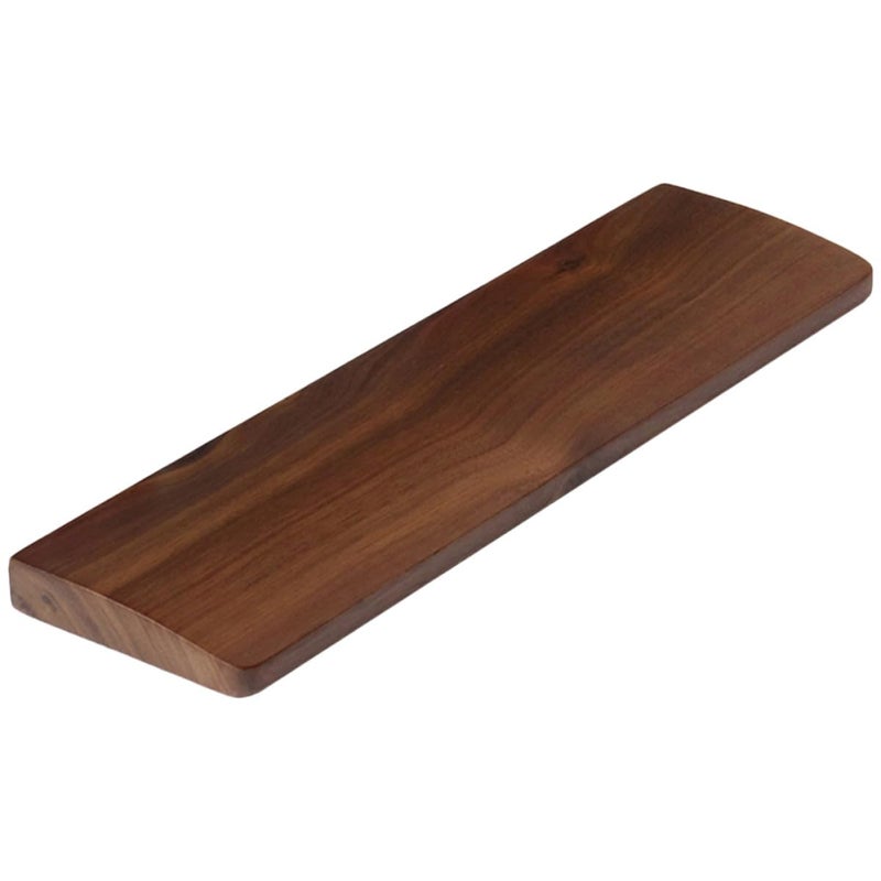 Walnut Wooden Keyboard Wrist Rest Ergonomic 30cm Small Palm Support For Office Desk - Image 2