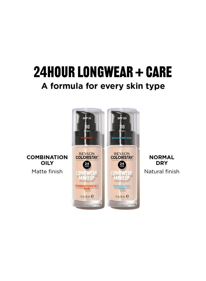 Revlon ColorStay™ Longwear Makeup for Combination Oily Skin SPF 15 Nude 200 - Image 5