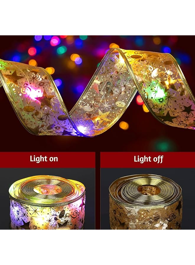 erorex Ribbon Lights Wireless Remote Control String Lights With 50 Led Lights Battery Powered Ribbon Fairy Lights For Tree Party Indoor Outdoor Hanging Decor - Image 4