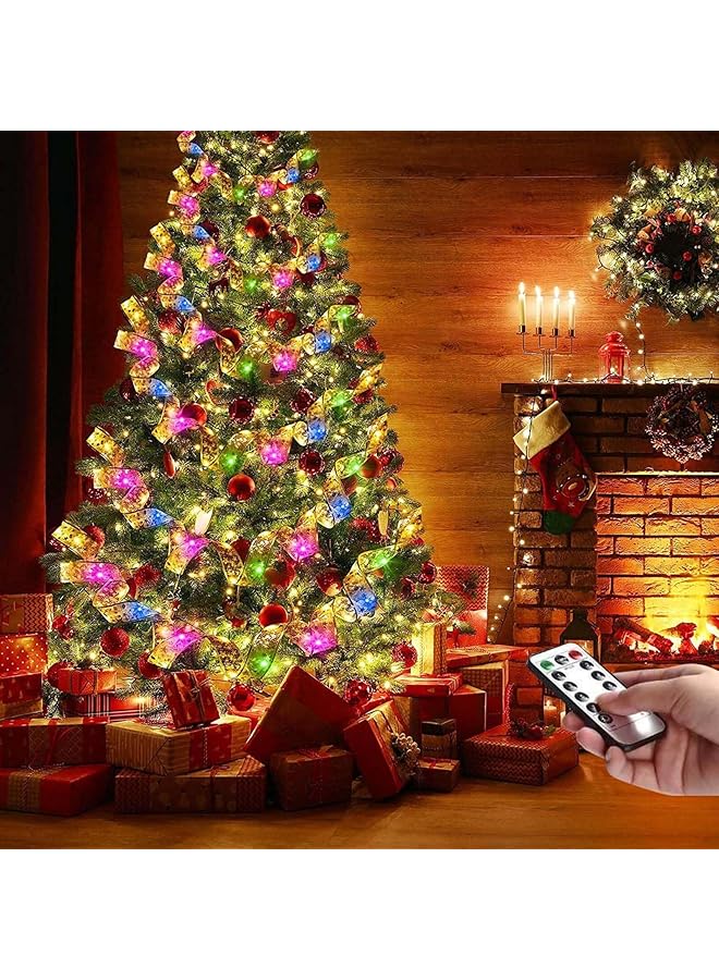 erorex Ribbon Lights Wireless Remote Control String Lights With 50 Led Lights Battery Powered Ribbon Fairy Lights For Tree Party Indoor Outdoor Hanging Decor - Image 3