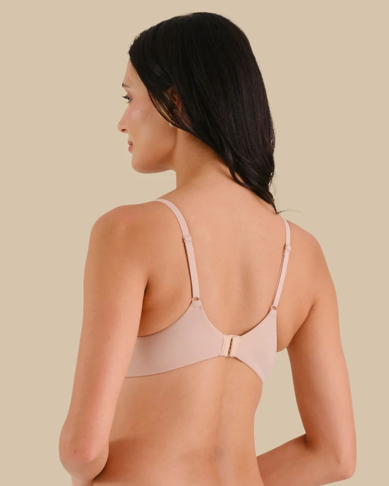 Isla & Evie Isla & Evie Black Bra Push Up Rib