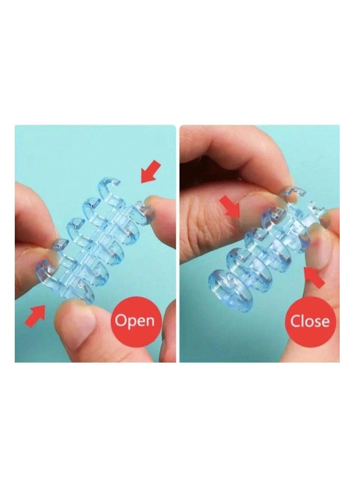 Heya Tria 5PCS Plastic Transparent Loose-Leaf Ring  - Image 4