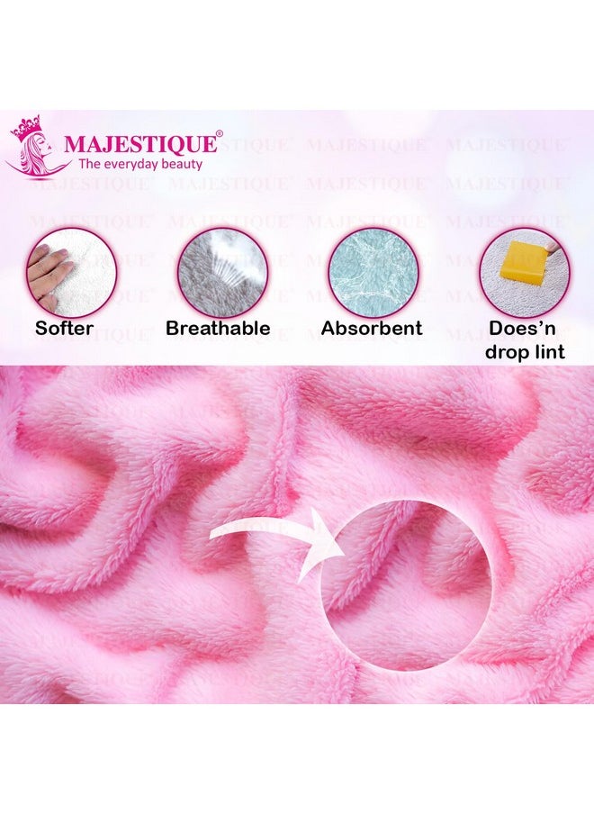 MAJESTIQUE Baby Face Towels, 4 Pack, Newborn Towel, Kids Hankies, Baby Bathing Cloth For New Born, Newborn/Infant/Kids/Adults, 10X10Inch, Multicolored  - Image 3