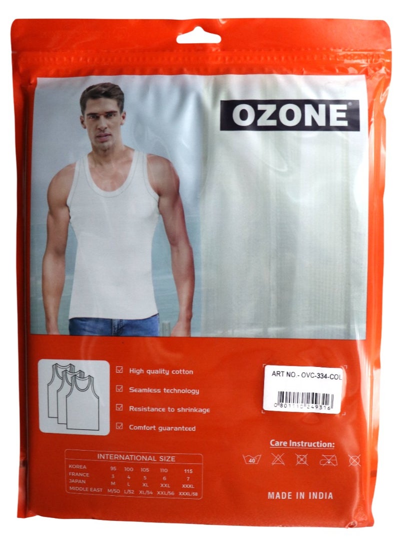 أوزون الرجال سترة 3 قطعة القطن الملونة - Image 2