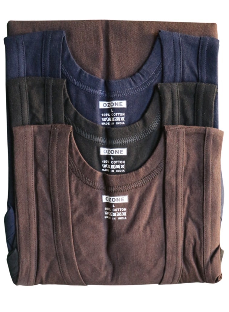 أوزون الرجال سترة 3 قطعة القطن الملونة - Image 3