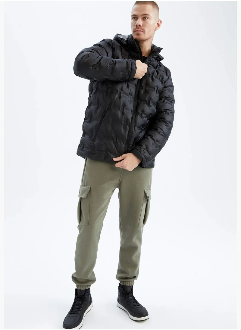 DeFacto Man Hooded Long Sleeve Jacket