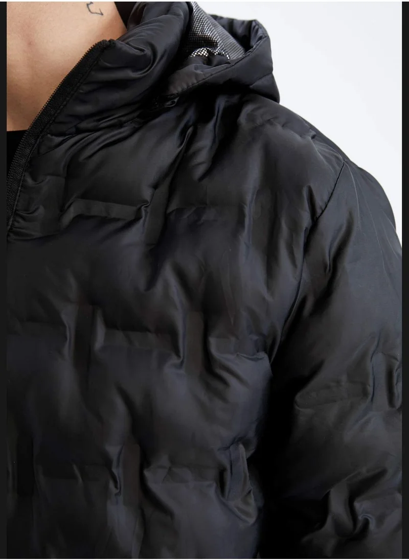 DeFacto Man Hooded Long Sleeve Jacket