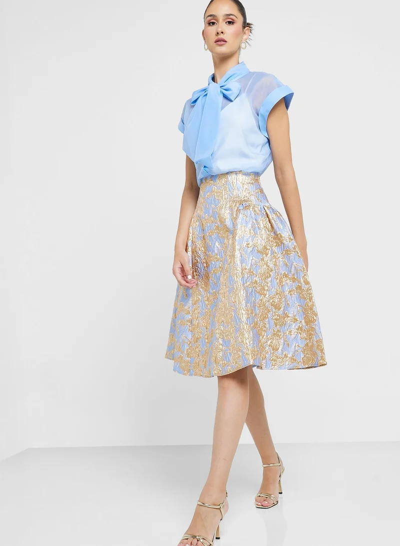 Femi9 Floral Print Skirt