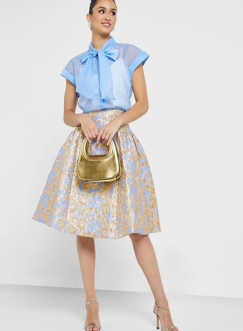 Femi9 Floral Print Skirt