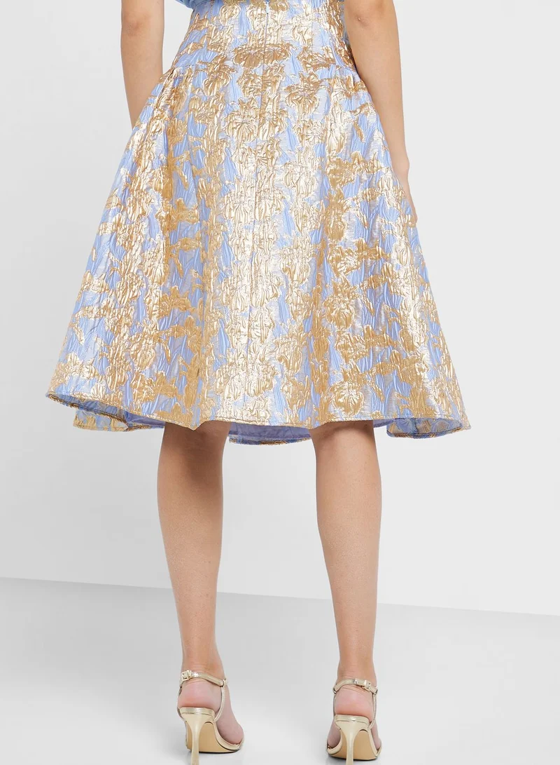 Femi9 Floral Print Skirt