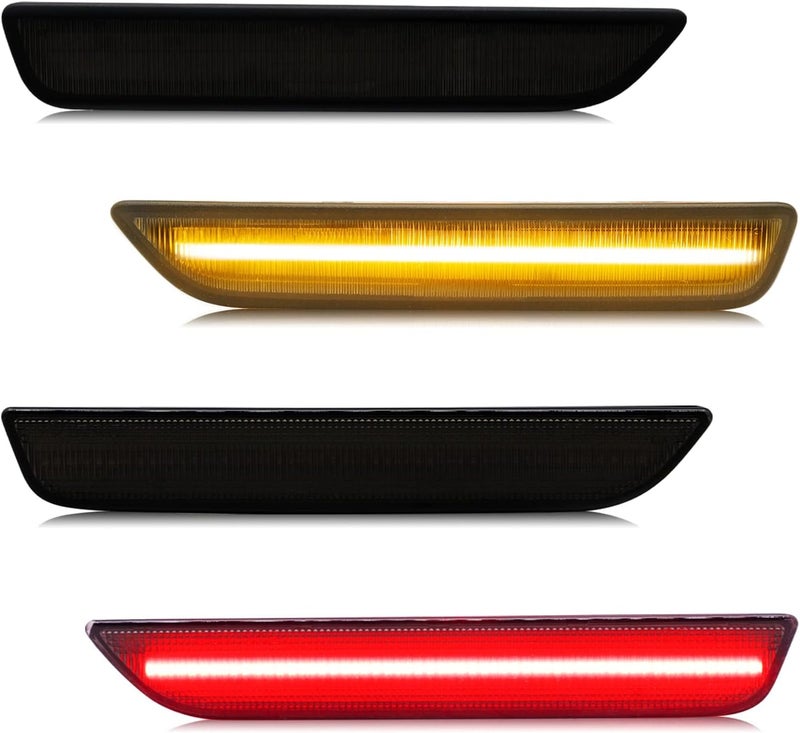 SHINEFIT LED Side Marker Light Set for Mustang 2010-2014 - Image 1
