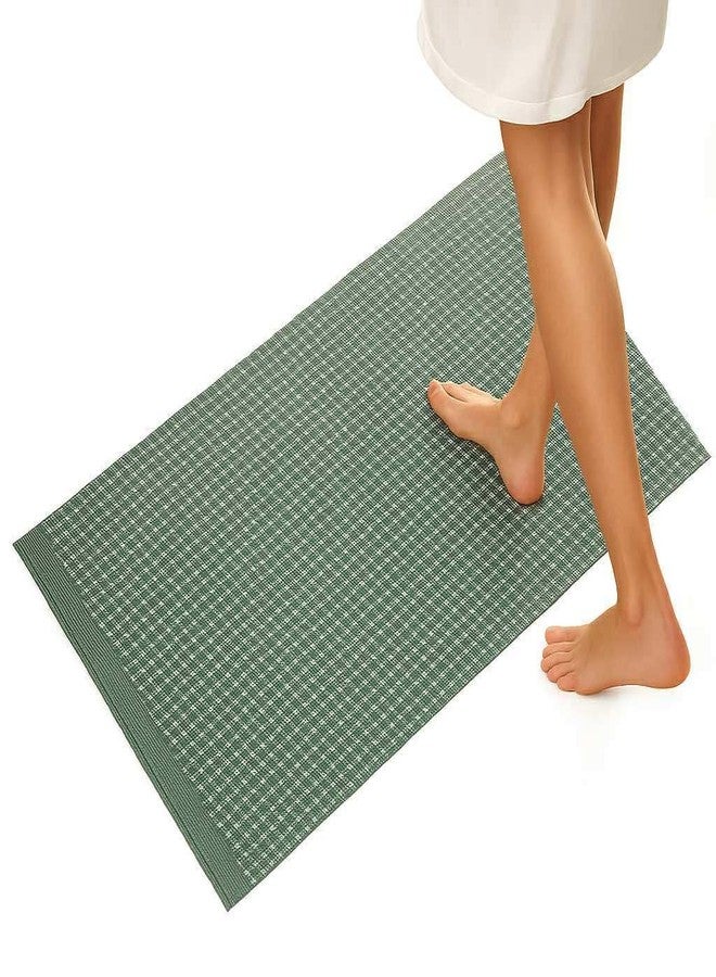 ONSEN Terry Cotton Waffle Bath Mat - Washable Bathroom Rug, Bathroom Accessories, Shower Rug - Highly Absorbent, Quick-Dry, Extra Soft & Durable, Stylish Spa Quality, Easy Care - Spruce, 20x30 in - Image 1