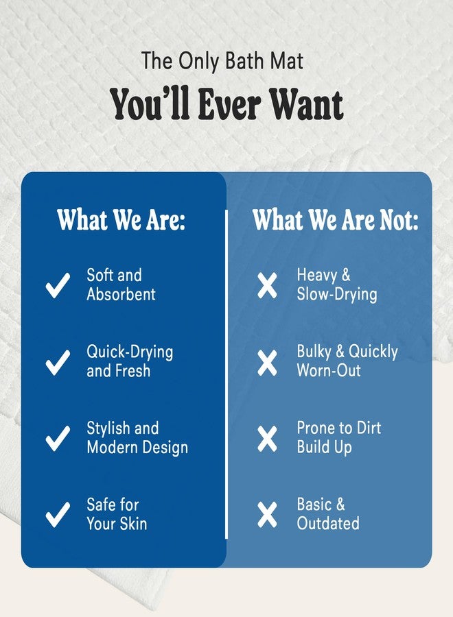 ONSEN Terry Cotton Waffle Bath Mat - Washable Bathroom Rug, Bathroom Accessories, Shower Rug - Highly Absorbent, Quick-Dry, Extra Soft & Durable, Stylish Spa Quality, Easy Care - Spruce, 20x30 in - Image 5