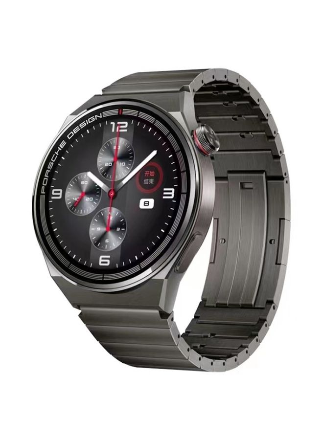 Replacement Strap For Huawei Watch 3 / GT 3 Pro / GT 2 Universal Quick Release Titanium Steel Watch Band Grey 