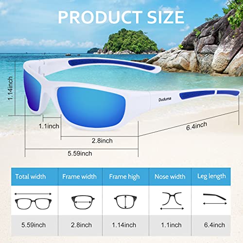 Duduma Tr8116 Polarized Sports Sunglasses for Men Women Baseball Cycling Golf Fishing - Image 4