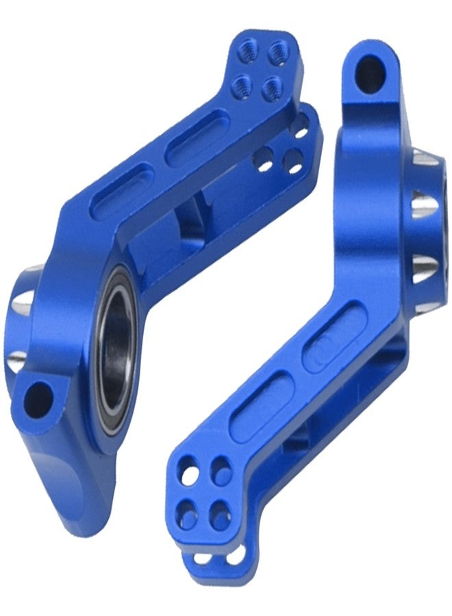 Vgoohobby Metal Rear Axle Steering Knuckles, Rear Hub Carrier Rear Axle Cup Mount Upgrades Parts Compatible with Arrma 1/8 Infraction 4X4 MEGA/Vendetta 4X4 3S BLX RC Car (Blue) - Image 3