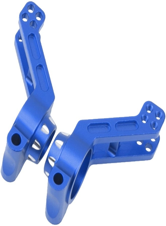 Vgoohobby Metal Rear Axle Steering Knuckles, Rear Hub Carrier Rear Axle Cup Mount Upgrades Parts Compatible with Arrma 1/8 Infraction 4X4 MEGA/Vendetta 4X4 3S BLX RC Car (Blue) - Image 5