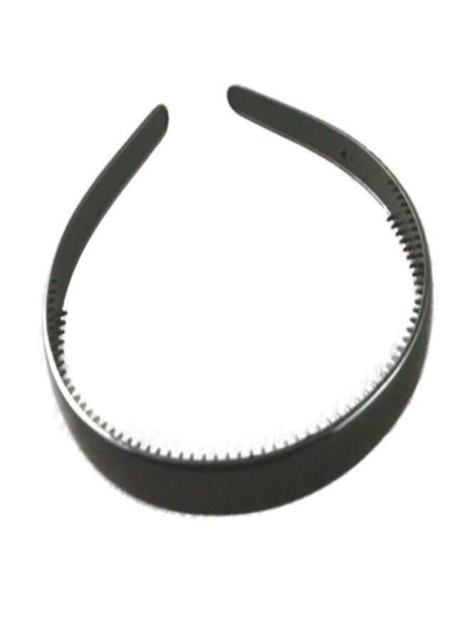 BAKEFY Headbands Halloween Skinny DIY Hair |6 Pieces black Plastic Plain Headbands Teeth Comb | - Image 3