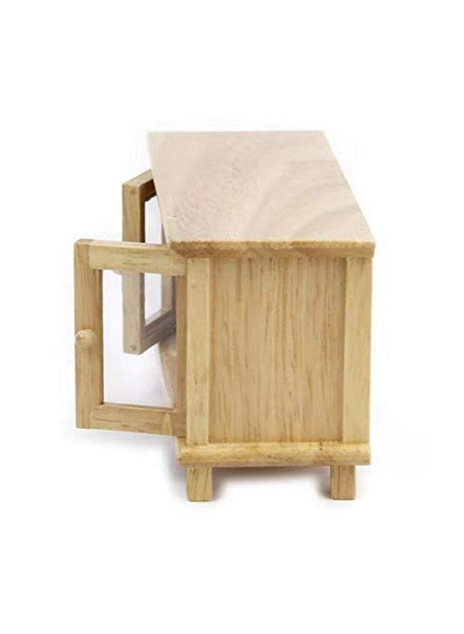 اس اكس اف سي اي خزانة تلفزيون بيت الدمية SXFSE، نموذج ديكور أثاث مصغر بمقياس 1:12، لعبة أطفال - Image 4