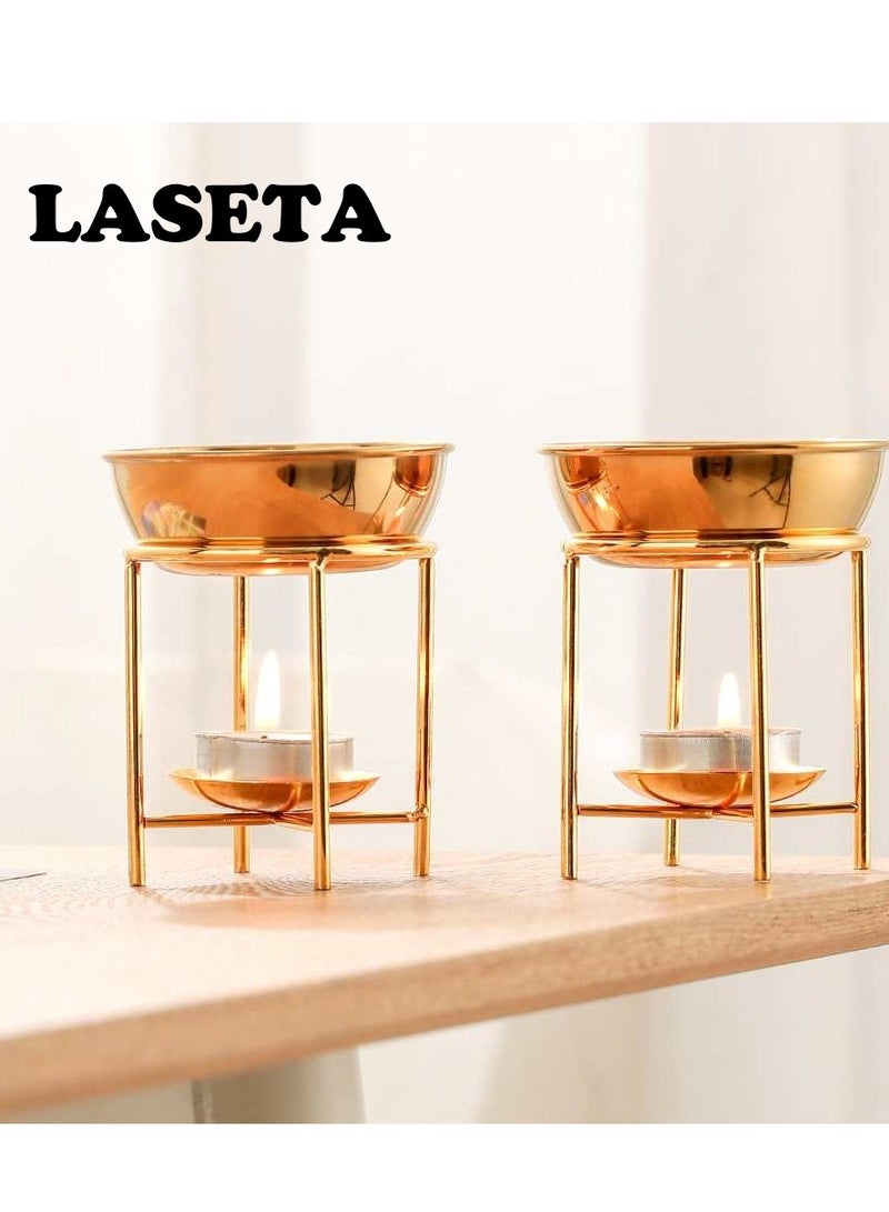 Laseta دفايات الشموع العطرية، قوية ومتينة، مناسبة للتزيين في المطاعم، العشاء، الحفلات (بدون شموع) - Image 4