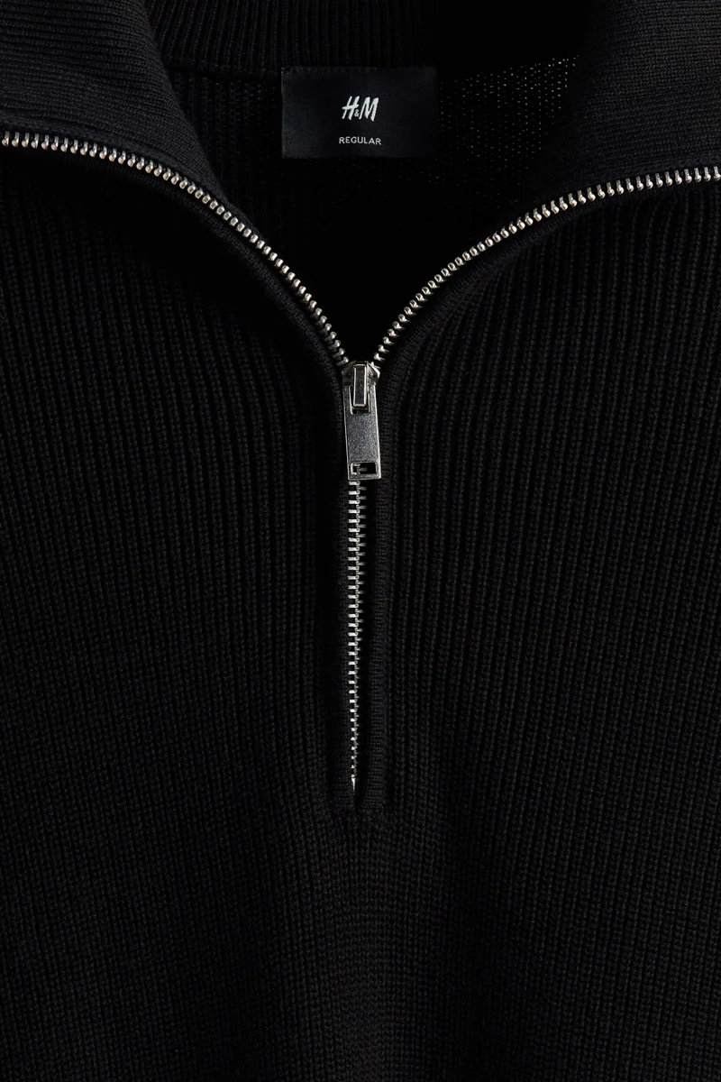 H&M Regular Fit Zip-top jumper