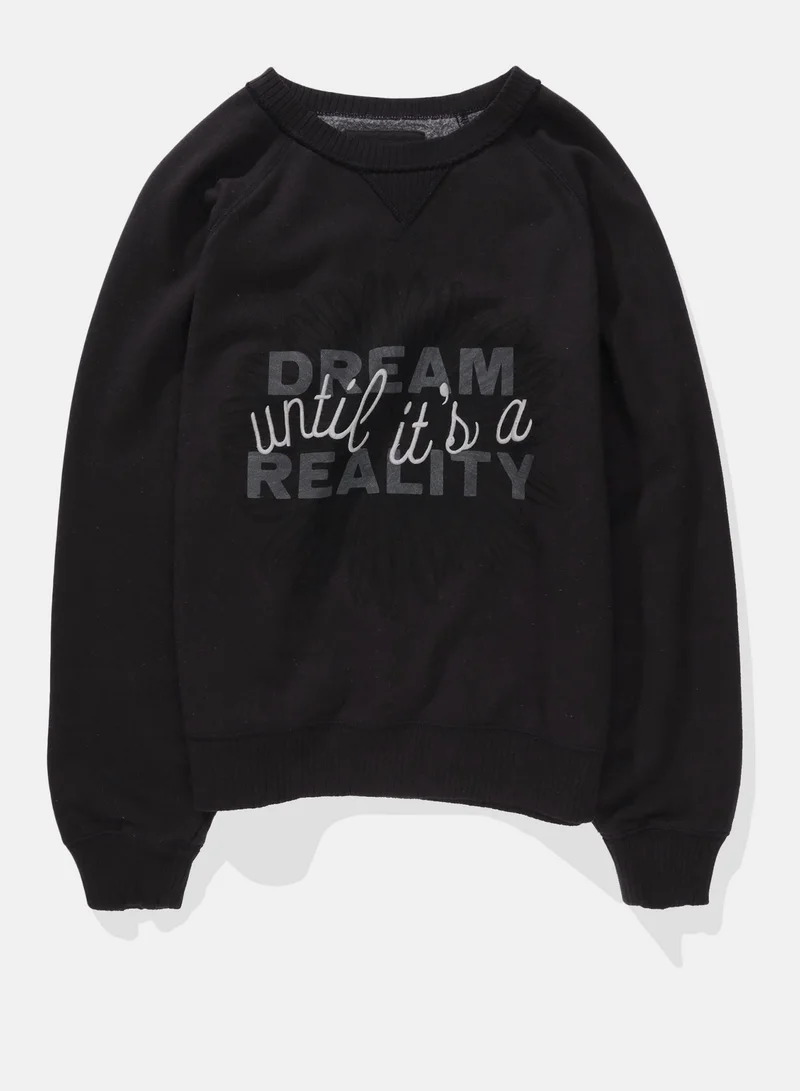 امريكان ايجل AE Funday Graphic Sweatshirt