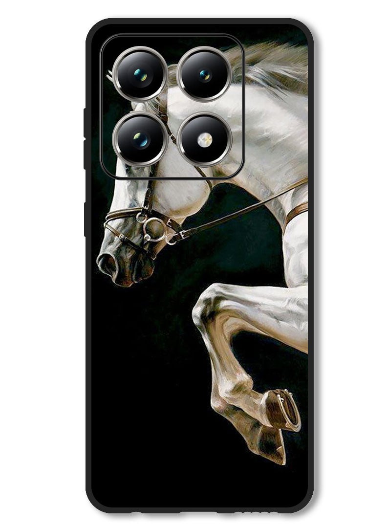 Theodor Case Compatible with Xiaomi 14T Pro Protection Shockproof Bumper Cover Horse Running - Image 1