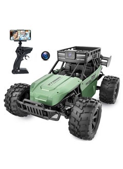 Toyland Rechargeable Remote Control RC Car With HD FPV Wi Fi Camera All Terrains Electric Toy Off Road High Speed RC Car Vehicle Truck Crawler for Children  - Image 1