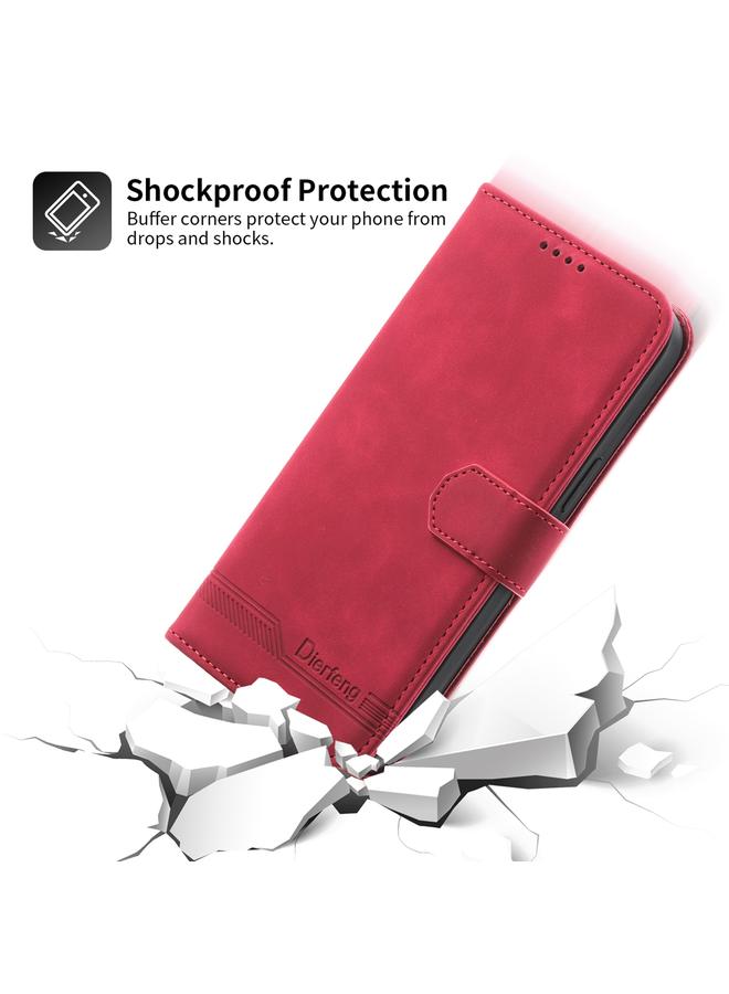 S-TOP Case For iPhone 13 Pro Max Dierfeng Dream Line TPU + PU Leather Phone Case - Image 5