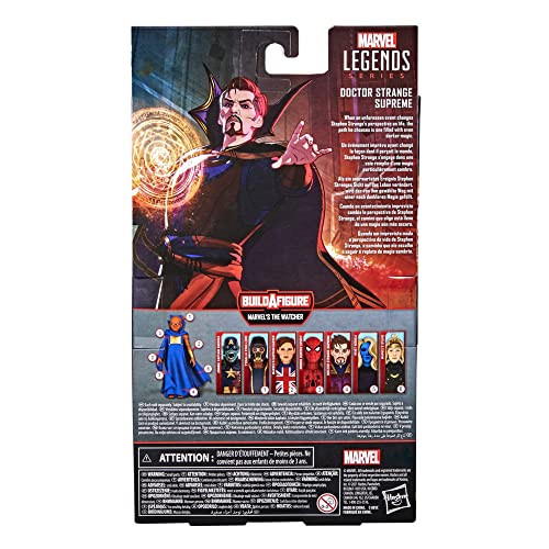 Avengers Marvel Legends Series 6-inch Scale Action Figure Toy Doctor Strange Supreme, Premium Design, 1 Figure, 1 Accessory, and Build-a-Figure Part - Image 4