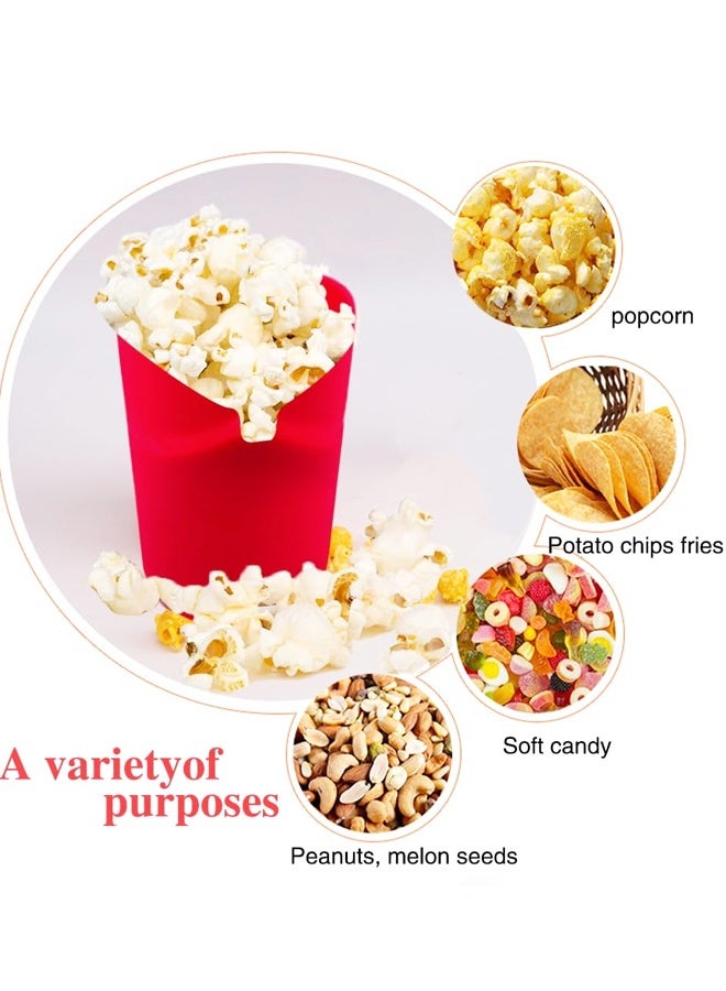 آلة صنع الفشار الأصلية للميكروويف، وعاء قابل للطي من السيليكون، خالية من مادة BPA، آلة صنع الفشار بالهواء الساخن، لا تحتاج إلى زيت - Image 3