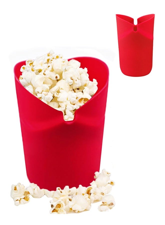 آلة صنع الفشار الأصلية للميكروويف، وعاء قابل للطي من السيليكون، خالية من مادة BPA، آلة صنع الفشار بالهواء الساخن، لا تحتاج إلى زيت - Image 1