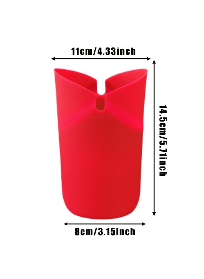 آلة صنع الفشار الأصلية للميكروويف، وعاء قابل للطي من السيليكون، خالية من مادة BPA، آلة صنع الفشار بالهواء الساخن، لا تحتاج إلى زيت - Image 2