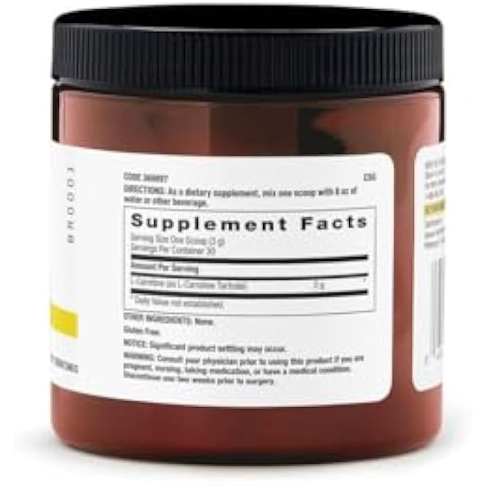 BEYOND RAW Chemistry Labs L-Carnitine Powder, Fuels Exercise and Supports Recovery, 30 Servings - Image 2