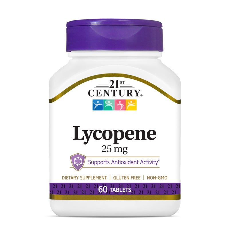 21st Century Lycopene 25 mg Tablets 60 Count 22400